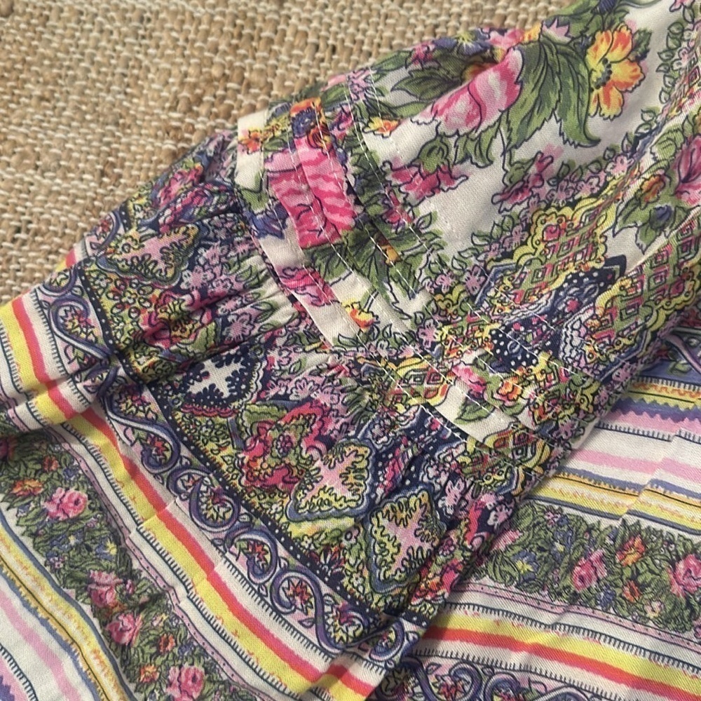 Maeve Anthropologie Caresco Peasant Top Blouse Large - Picture 6 of 10